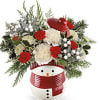 Charming and festive, this classic Christmas gift presents a delightful ceramic snowman
