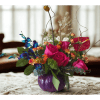 BEAUTIFUL AND SOPHISTICATED, FLORAL ARRANGEMENT COMPOSED OF EXOTIC FLOWERS OF THE BEST