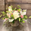 Inspired by French country gardens, this captivating flower bouquet has a Victorian