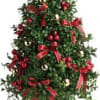 Send a beautiful decorated Boxwood Tree, it&#039;s a perfect accent piece for