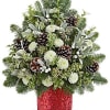 Teleflora's Winter Whisper Tree brings serene holiday beauty with snowy white blooms