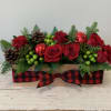 Beautiful Christmas centerpiece perfect for any holiday table or countertop.  Box