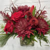 Love the colors of Ruby and Burgundy, then this cube arrangement will