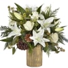  The Joyous Greetings Bouquet is an elegant collection of ivory, cream