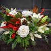 Our biggest and classiest winter centerpiece of the year! This luxurious design