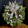 When it comes to saying &quot;Merry Christmas,&quot; this wreath offers a silver