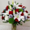 This handcrafted bouquet represents the spirit of the holiday.  It has