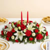 DELUXE CENTERPIECE WITH 2 CANDLE PEFECT FOR YOU TABLE