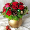 Its beginning to look a lot like Christmas, send this festive Bouquet