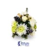 A perfect gift for the holidays this beautiful arrangement of whites and