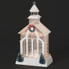 This classic acrylic lighted LED Glitter Swirl church is a reminder of