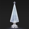 This beautiful acrylic lighted tree has built in blower that swirls the