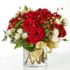 A classic and elegant blend of red florals to spread love and