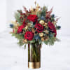 The Gilded Manor Holiday Bouquet is a lavish blend of classic Christmas