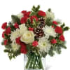 This pretty floral is great for any gift.  This clear glass