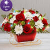 Send holiday joy their way! Our dashing arrangement is filled with classic