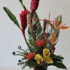 Ginger, Bird of Paradise, Orchid, Leucadendron, Pin Cushion, MOnkey Tail
