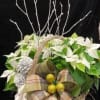 New for the 2020 Holiday, our Winter White Basket is a beautiful