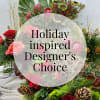 Let our talented designers make you a holiday inspired arrangement using fresh