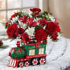 ur keepsake Christmas train arrangement will be pulling into the homes of