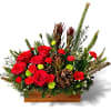 Walk in the Woods flower Arrangement in rustic wood box. This is