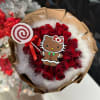 Gingerbread bouquet perfect for the holidays 
25 Red Roses decorated with Christmas