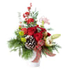Experience the beauty of nature with a stunning vase arrangement featuring pine
