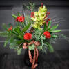 A stroll through the countryside during Christmastime!
Festive Christmas greens, carnations, orchids &amp;