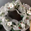 Large Silk Christmas wreath. 1 of 1.