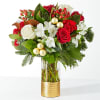 Rose
Alstroemeria
Hypericum Berry
Christmas Greens