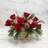 Celebrate the holiday season with this classic red bouquet, hand-delivered in a