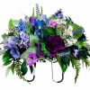 Send a beautiful selection of mixed silk florals and foliage for your