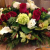 A gorgeous centerpiece to adorn the Christmas table.  Filled with premium