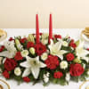 Our classic table arrangement is an idyllic centerpiece for your Christmas celebration.