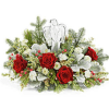 Teleflora&#039;s Evergreen Blooms Bouquet brings holiday warmth and grace with red roses