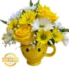 Bring a smile to someone's face with our Be Happy flower arrangement.