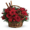 Berries and spice and everything nice make this beautiful flower arrangement a