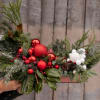 Red and White Holiday Centerpiece