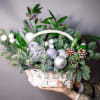 Christmas Decoration in a basket