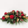 Elevate your holiday d&eacute;cor with this timeless centerpiece, thoughtfully composed with deep