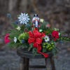 A floral twist inspired by Tchaikovsky's beautiful masterpiece. A decorative nutcracker is