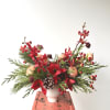 This festive centerpiece is perfect for the holiday table! Designed in a
