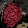 Standard - 25 roses
Deluxe - 48-50 roses
Premium - 100 roses
A bouquet of