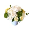 Lemon Cream Delight
Fresh white and yellow roses paired with green trick dianthus