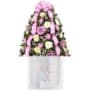This delightful Christmas tree is decorated in pink and nestled in a