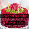 A beautiful cake made of flowers for that special day! Colors and