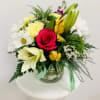 Send this bright and cheery mixed flower arrangement to surprise all your