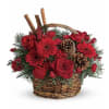 Berries and spice and everything nice make this beautiful flower arrangement a