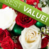Celebrate this holiday season with an artfully created flower bouquet with Christmas