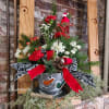 This fresh cut Christmas arrangement is So Cute
it will bring a smile